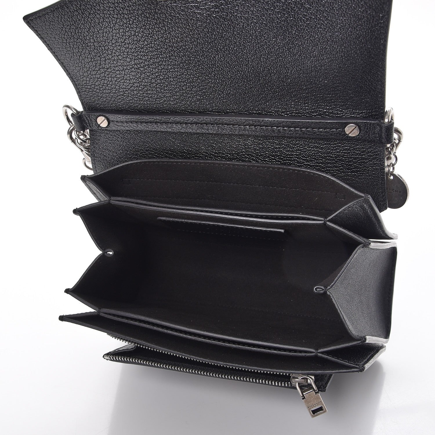 Givenchy Goatskin Small GV3 Shoulder Bag Black 5 of 7