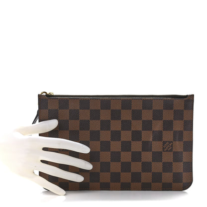 Louis Vuitton Damier Ebene Neverfull MM GM Pochette 2 of 11