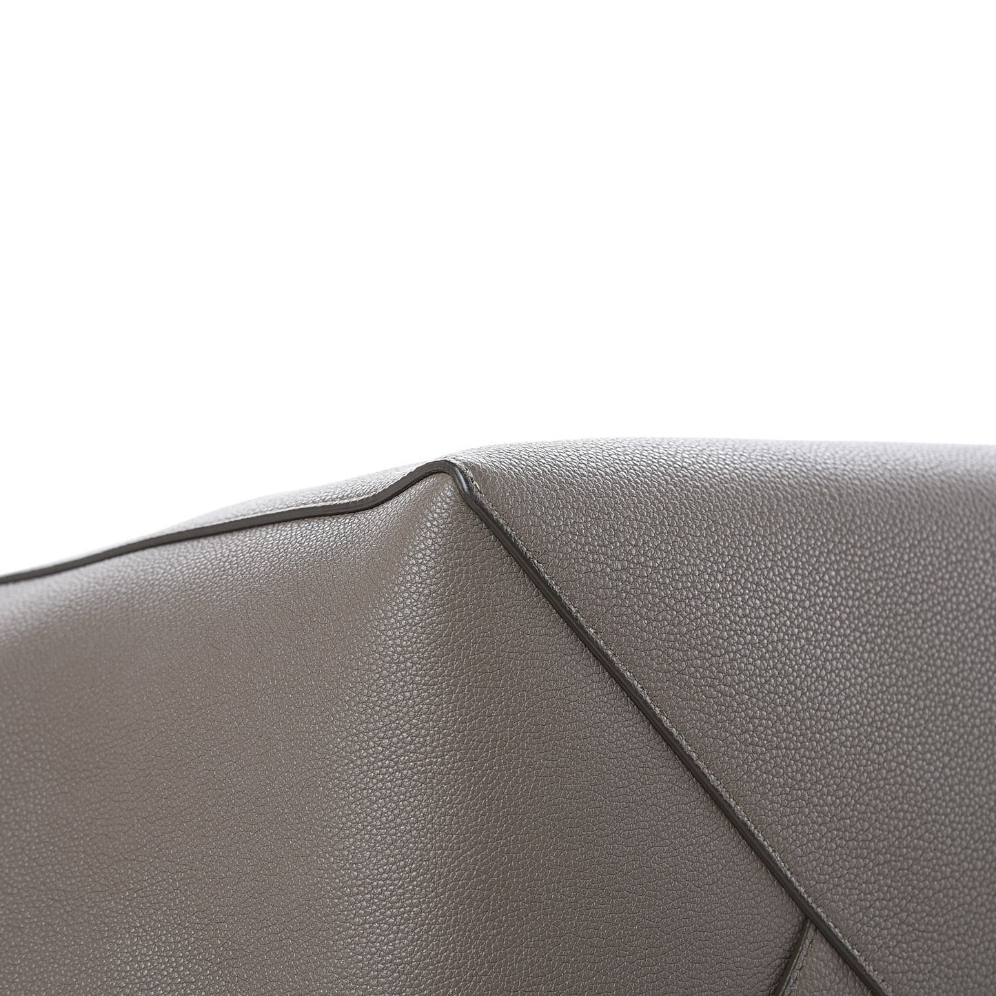 Soft Grained Calfskin Medium Belt Cabas Phantom Taupe