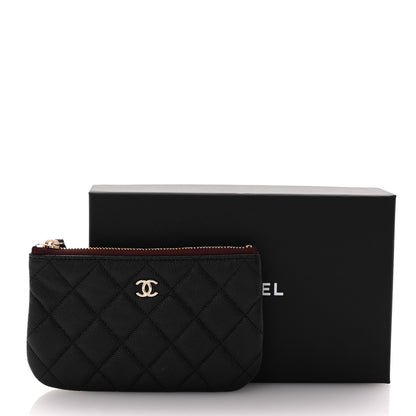 Chanel Caviar Quilted Small Cosmetic Case Black 8 of 8