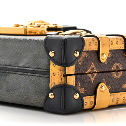 Louis Vuitton Canvas Calfskin Transformed Monogram Petite Malle 9 of 10