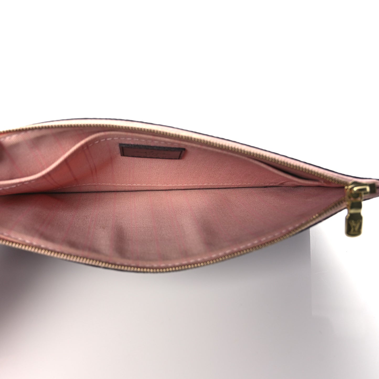 Damier Ebene Neverfull MM GM Pochette Rose Ballerine