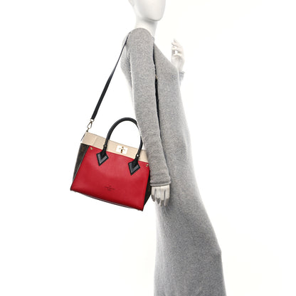 Louis Vuitton Calfskin Monogram On My Side Pirate Red 2 of 11