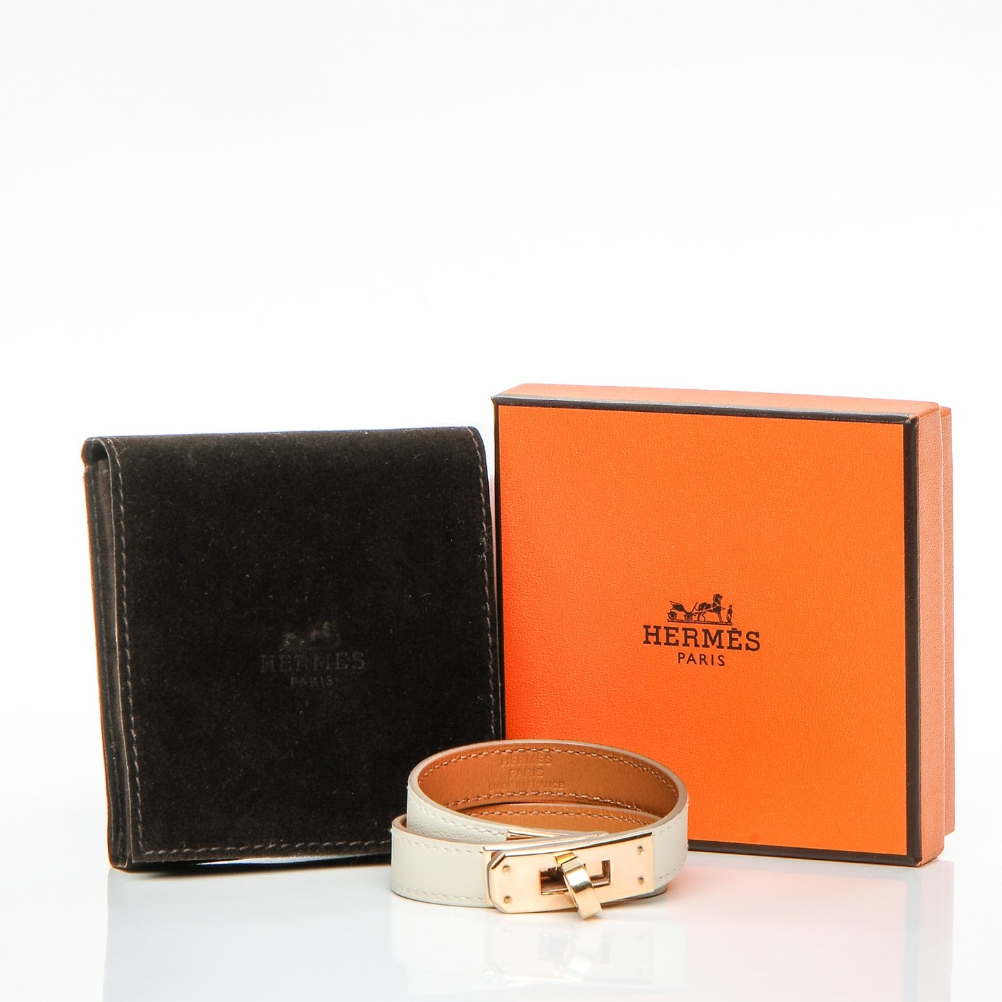 Swift Kelly Double Tour Bracelet XS Craie