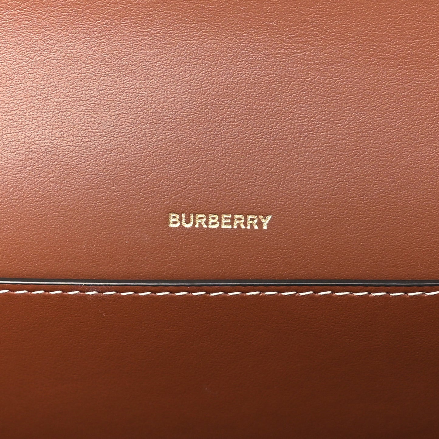 Calfskin Vintage Check Penny Bag Archive Beige Tan
