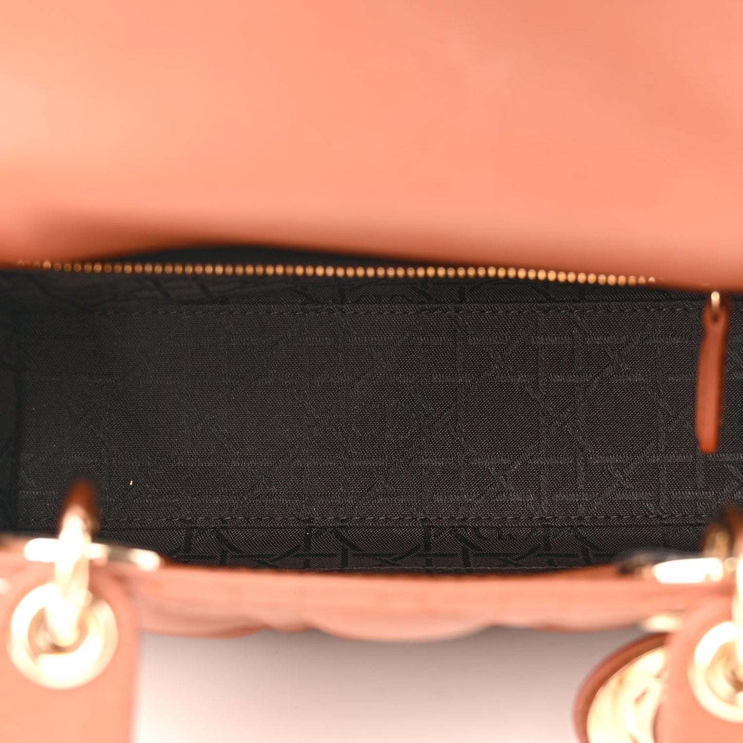 Calfskin Cannage Small My ABCDior Lady Dior Tan