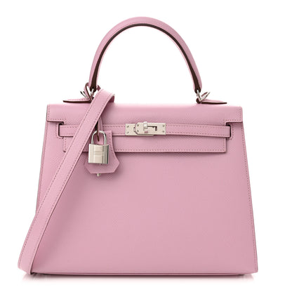 Hermes Epsom Kelly Sellier 25 Mauve Sylvestre 1 of 11