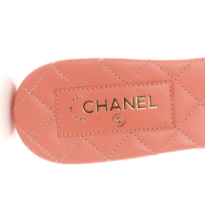 Chanel Satin Mule Sandals 36.5 Pink 13 of 18