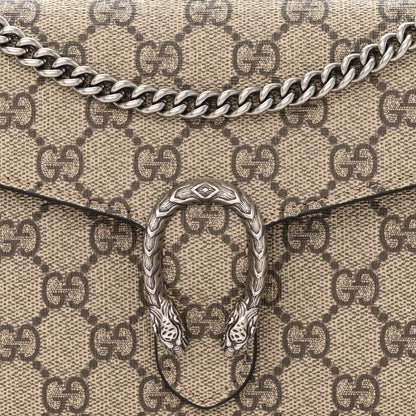 Gucci GG Supreme Monogram Mini Dionysus Chain Wallet Beige Taupe 8 of 10