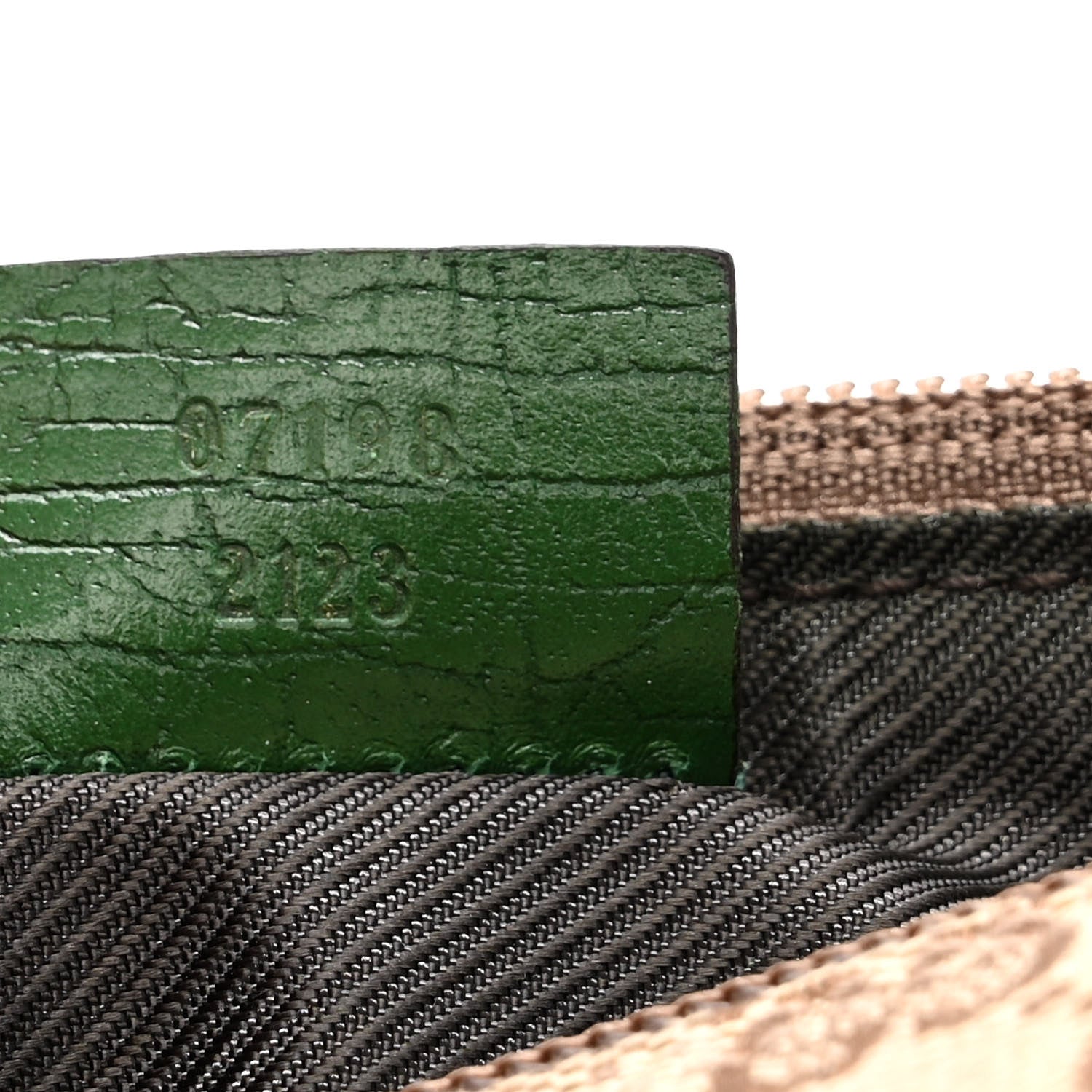 Gucci Monogram Boat Pochette Green 7 of 10