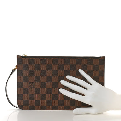 Louis Vuitton Damier Ebene Neverfull MM GM Pochette 2 of 8