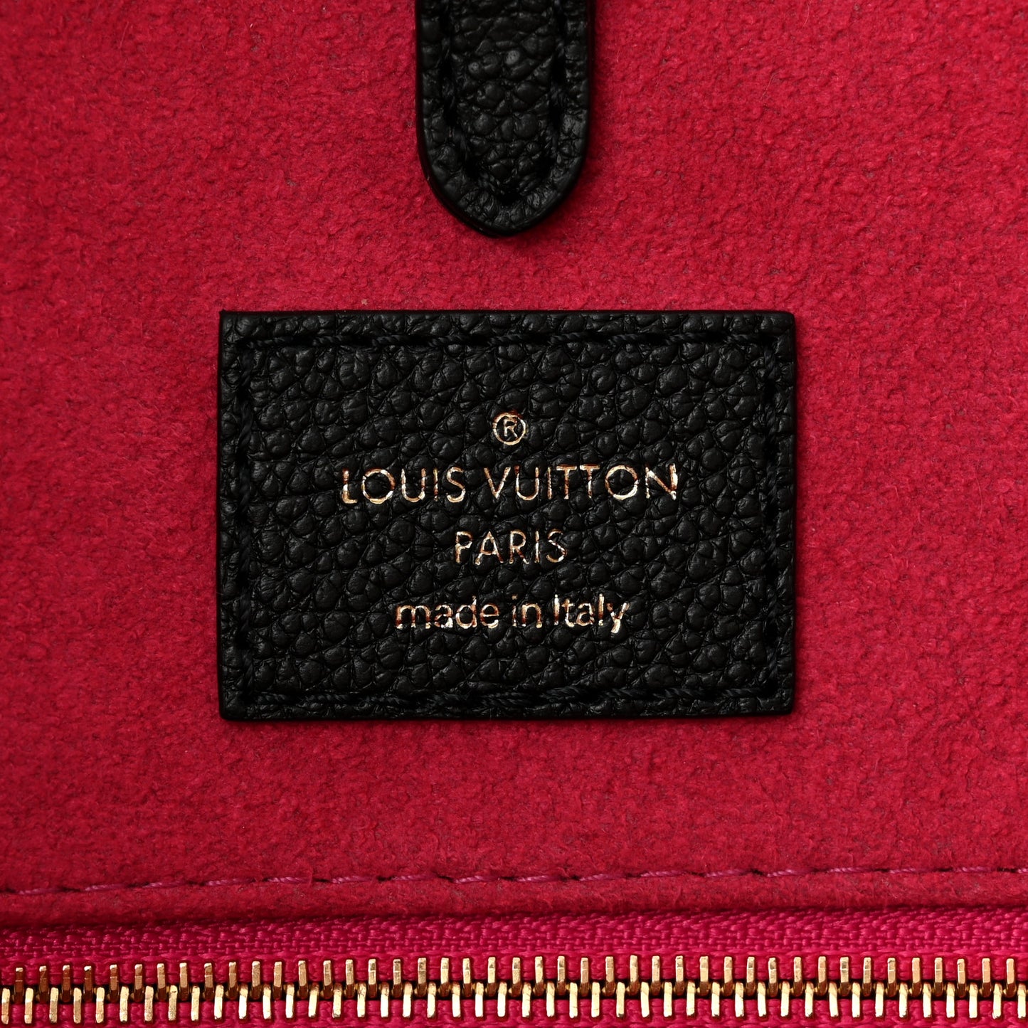 Calfskin Monogram Teddy Onthego GM Black