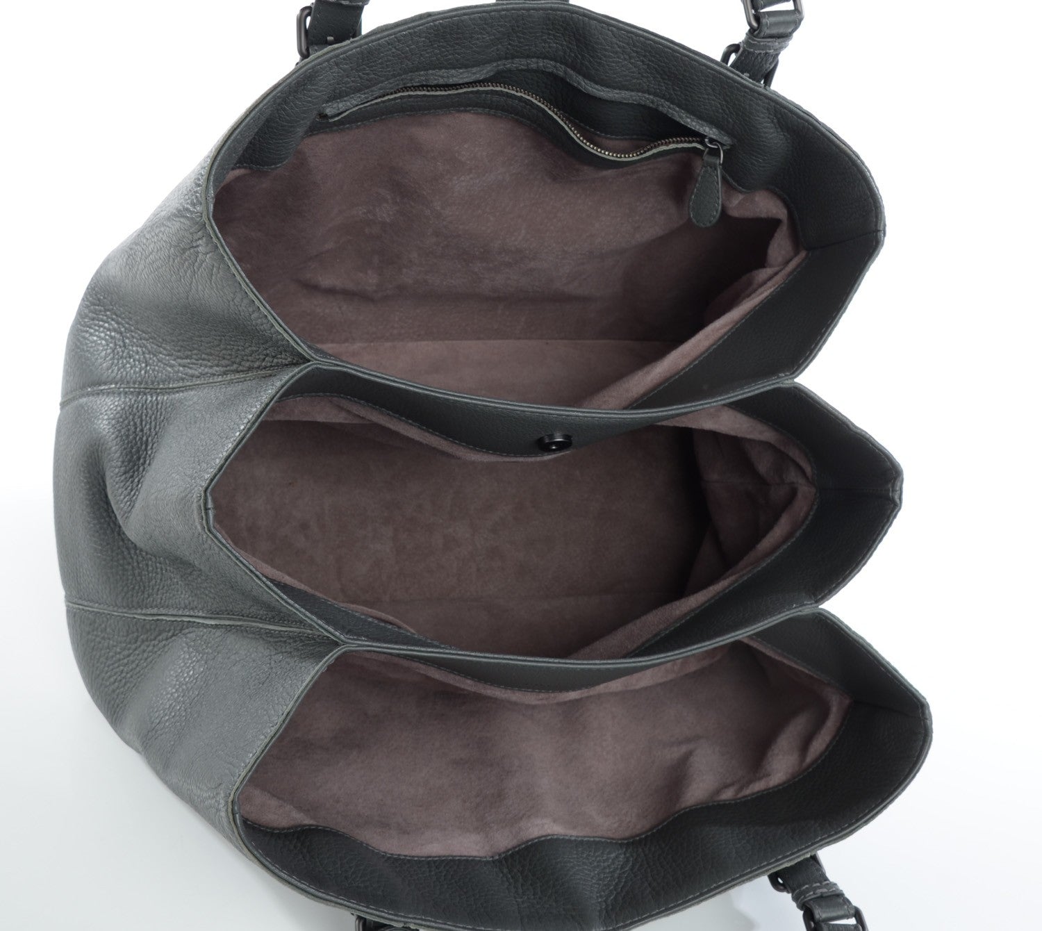 Bottega Veneta Cervo Medium Roma Tote New Light Grey 5 of 8