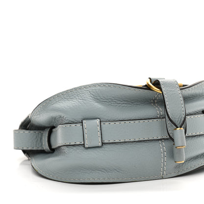 Chloe Calfskin Mini Marcie Round Crossbody Bag Faded Blue 10 of 12