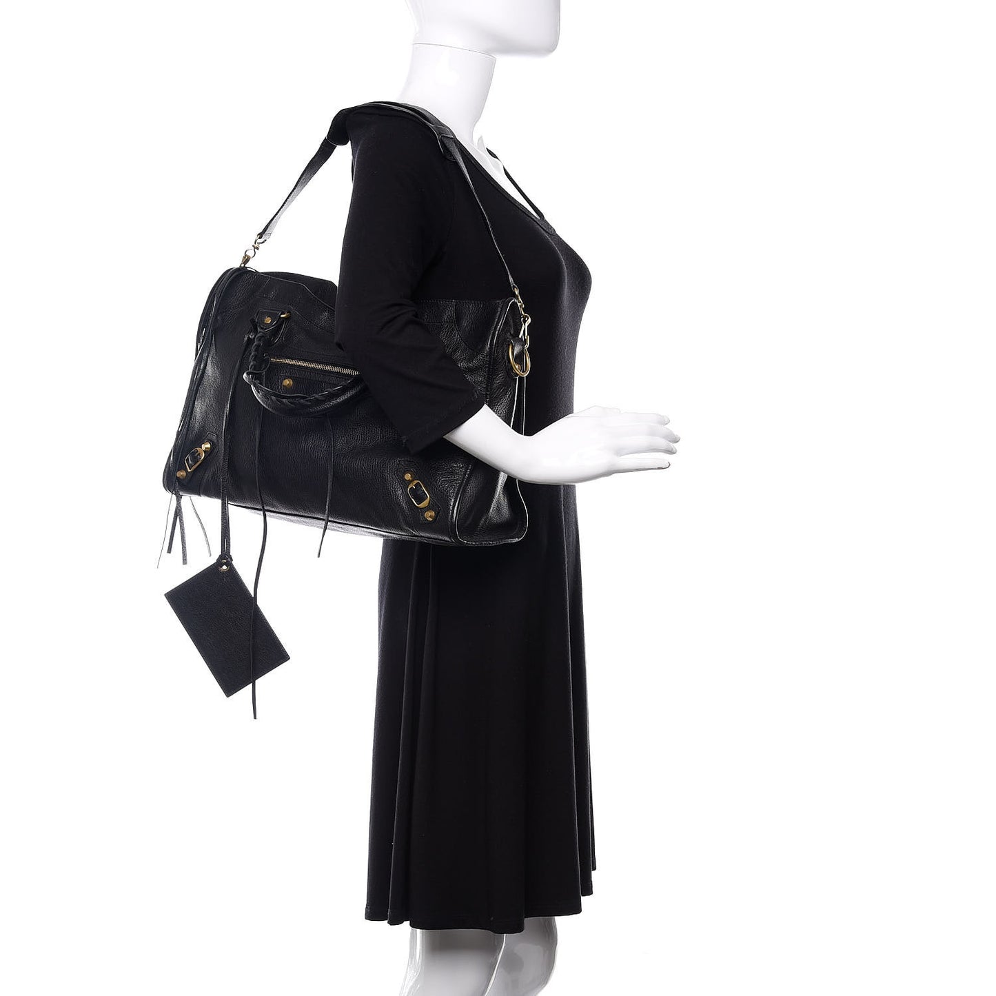 Agneau Classic Gold Hardware City Black