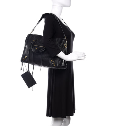 Balenciaga Agneau Classic Gold Hardware City Black 2 of 11