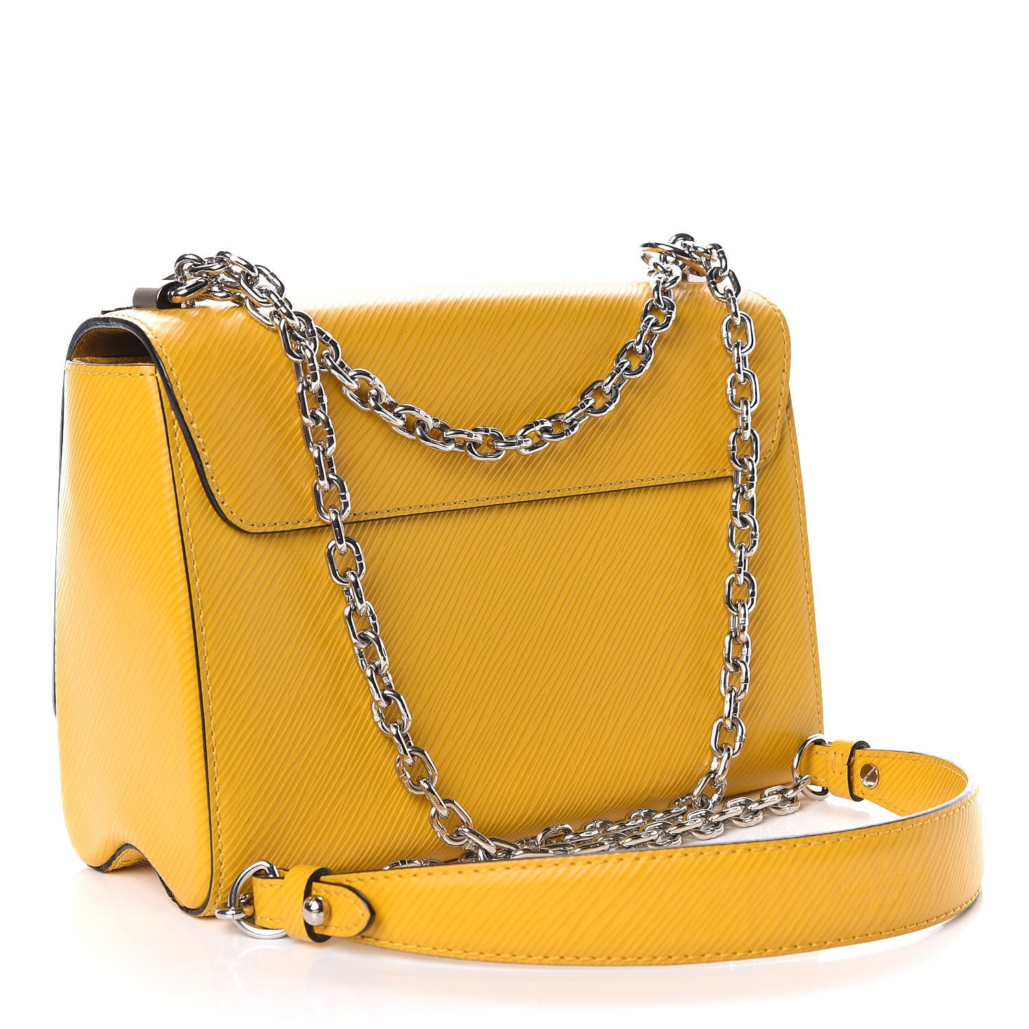 Louis Vuitton Epi Early Bird Twist Shoulder Bag MM Jonquille 3 of 11