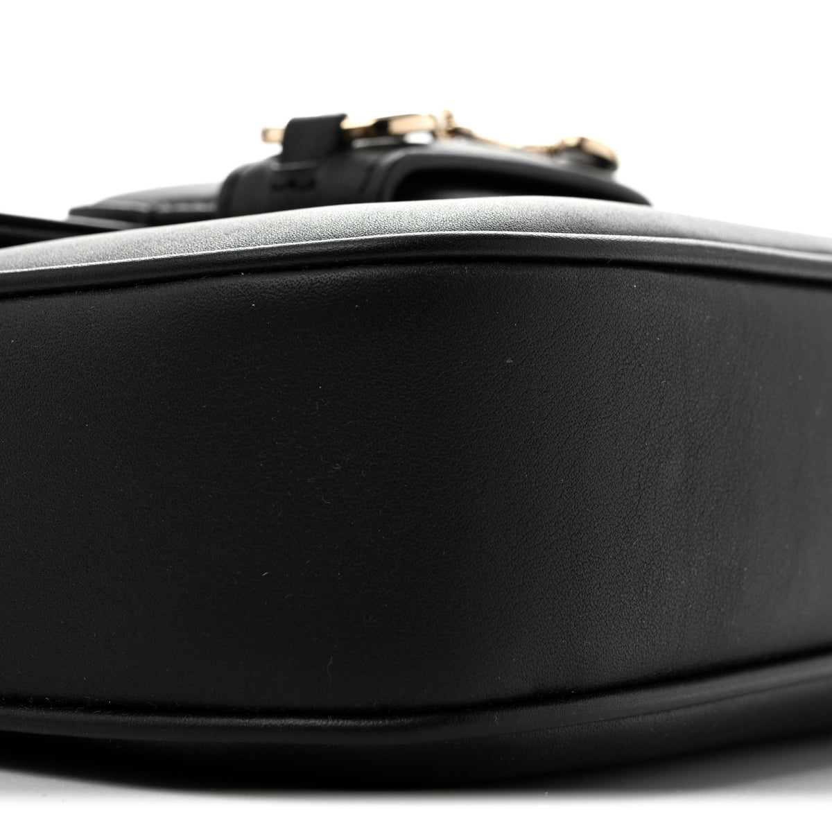Arabella Calfskin Horsebit 1955 Shoulder Bag Black
