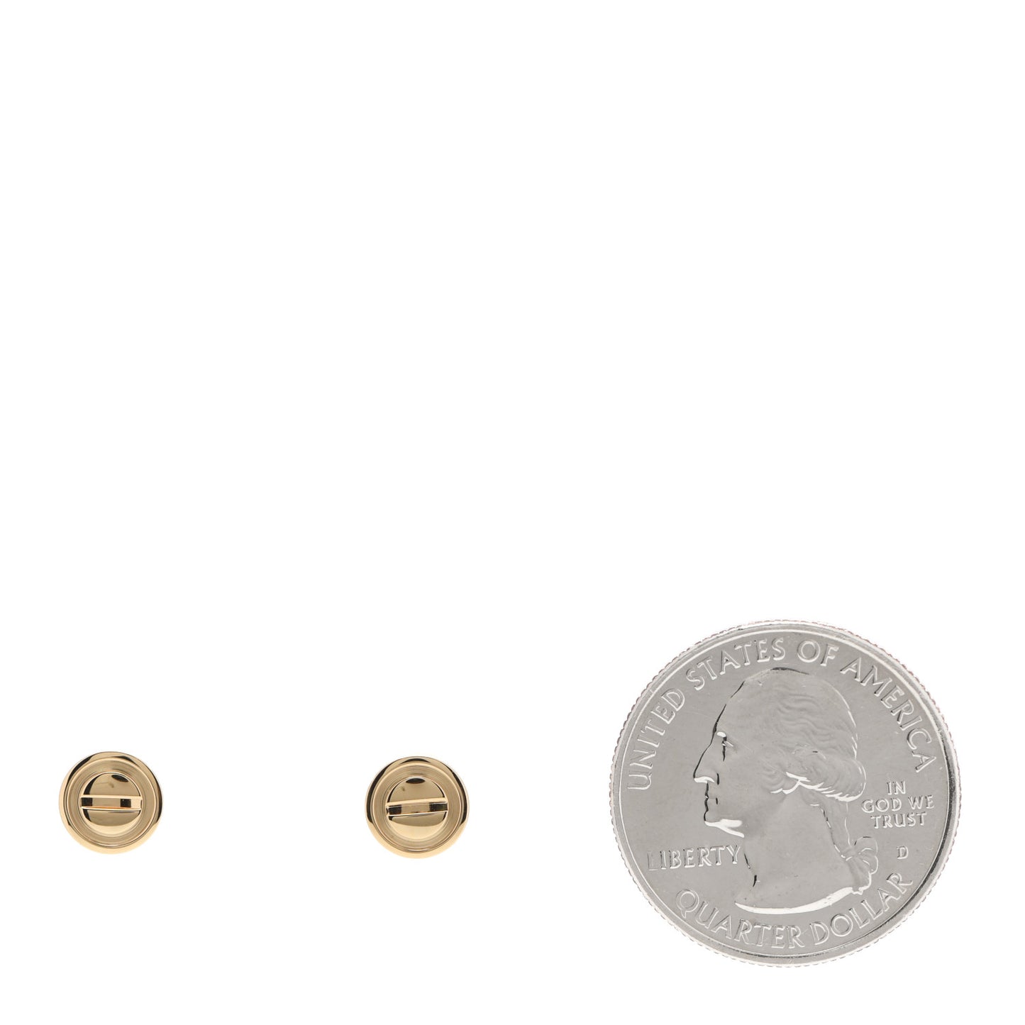 18K Yellow Gold LOVE Earrings