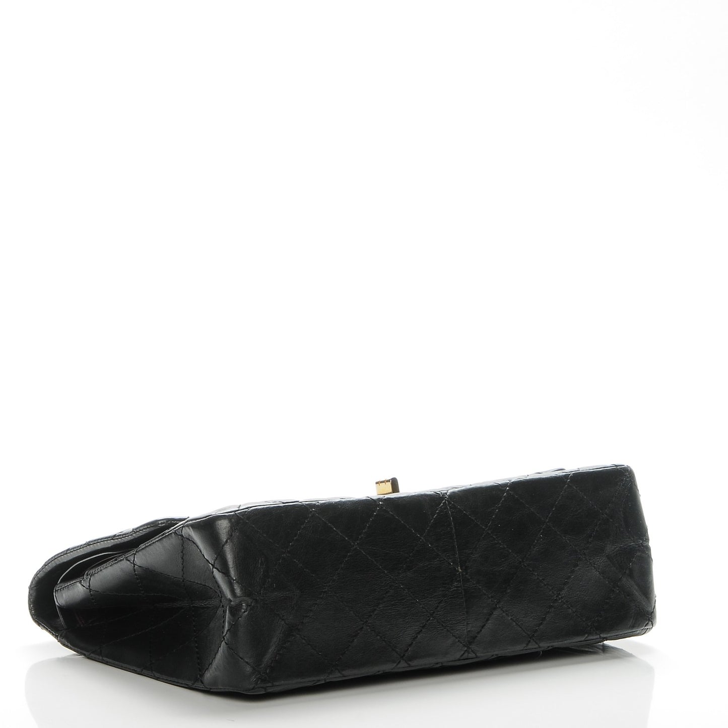 Aged Calfskin Quilted 2.55 Reissue 226 Flap Black