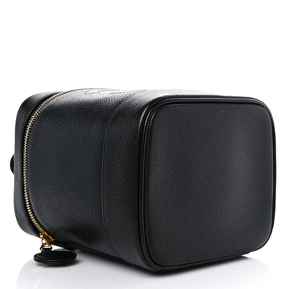 Chanel Caviar Vanity Cosmetic Case Black 4 of 15