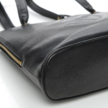 Chanel Caviar CC Shoulder Bag Black 9 of 11