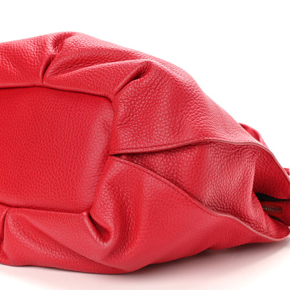 Celine Grained Calfskin Bittersweet Hobo Red 10 of 10