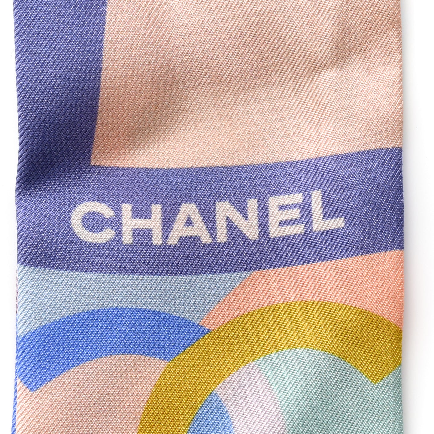 Silk CC Slim Bandeau Blue Light Green Yellow