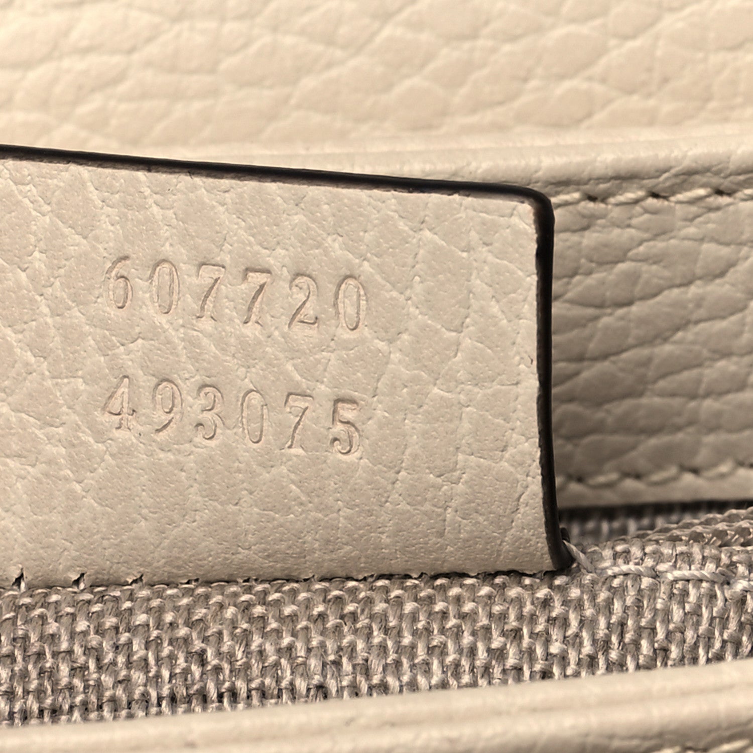 Gucci Dollar Calfskin Interlocking G Crossbody Bag Mystic White 7 of 11
