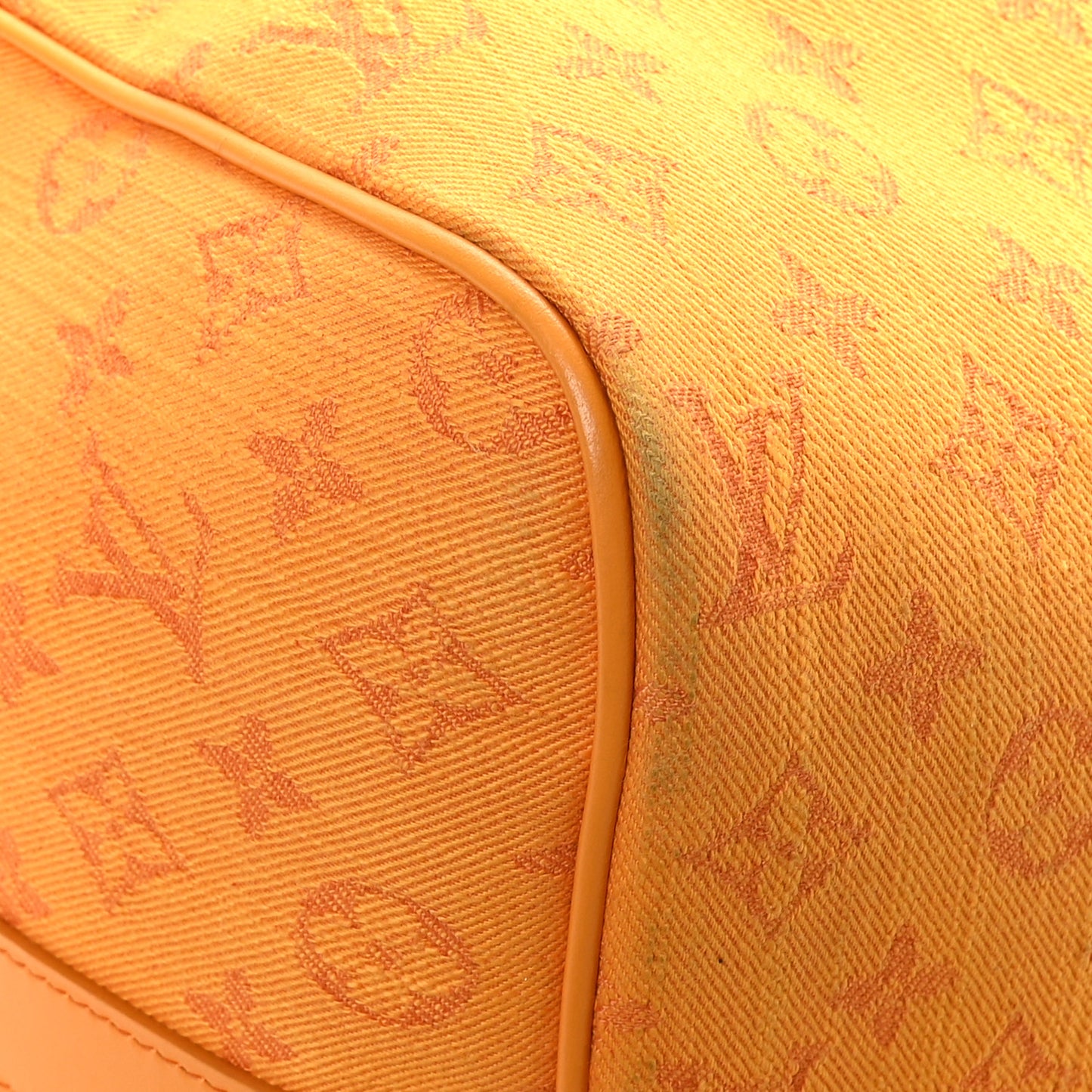 Denim Monogram Keepall Bandouliere 50 Ocre