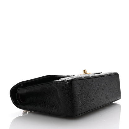 Chanel Caviar Quilted Medium Double Flap Black 4 of 10