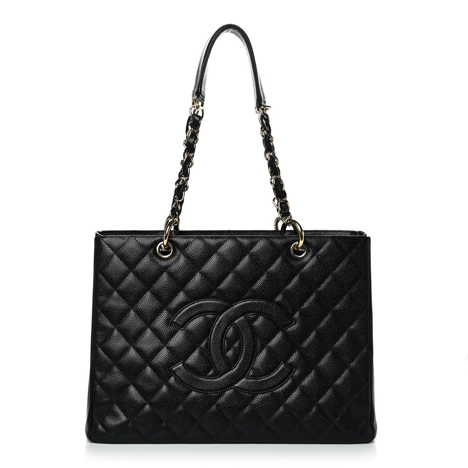 Chanel Caviar Quilted Grand Shopping Tote GST Black 1 of 10
