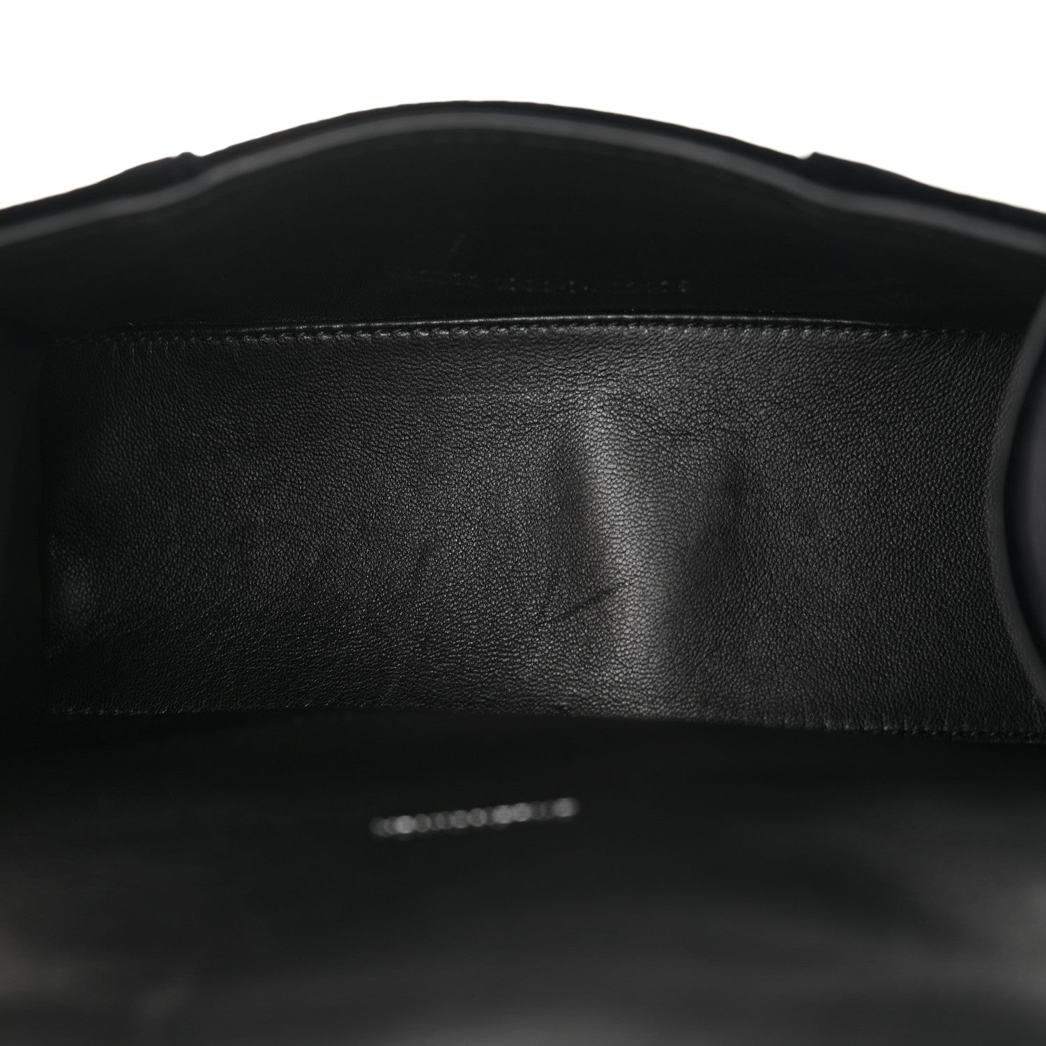 Balenciaga Velvet Jersey Hourglass Top Handle Bag XS Black 5 of 17