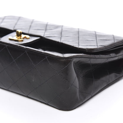 Chanel Lambskin Quilted Medium Double Flap Black 9 of 12