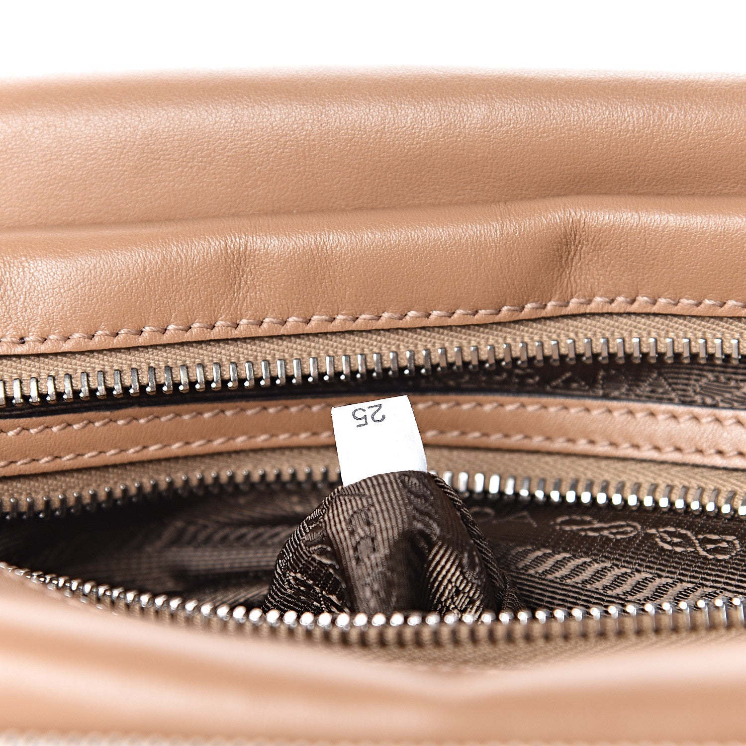Prada Soft Calf Messenger Bag Caramel 7 of 10