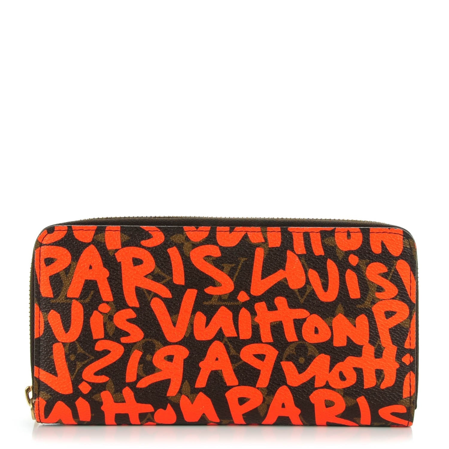 Louis Vuitton Monogram Graffiti Zippy Wallet Orange 1 of 7