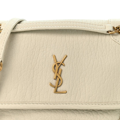 Saint Laurent Grained Lambskin Monogram Mini Niki Chain Satchel Crema Soft 8 of 10