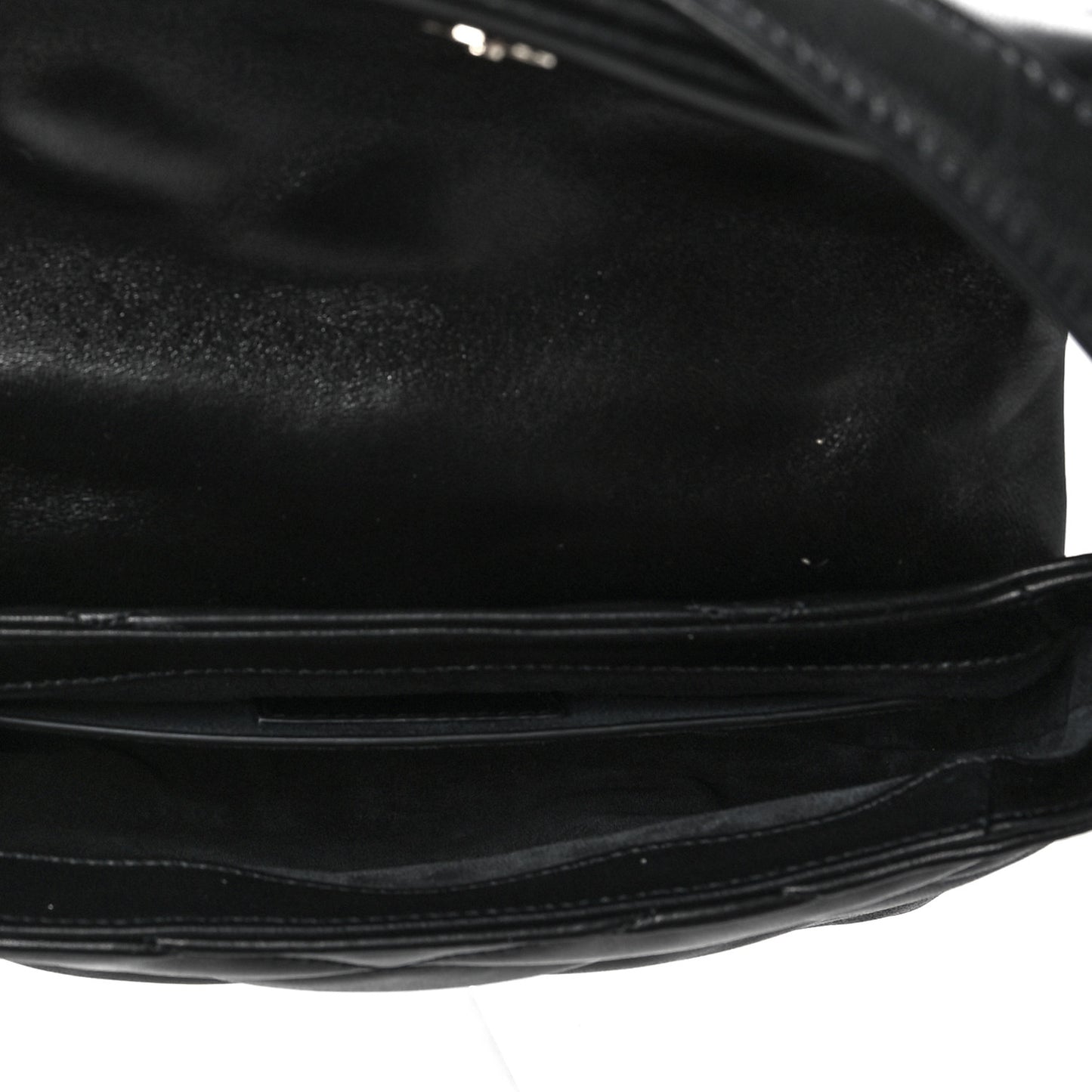 Lambskin Quilted Le 57 Diamond Shoulder Bag Black