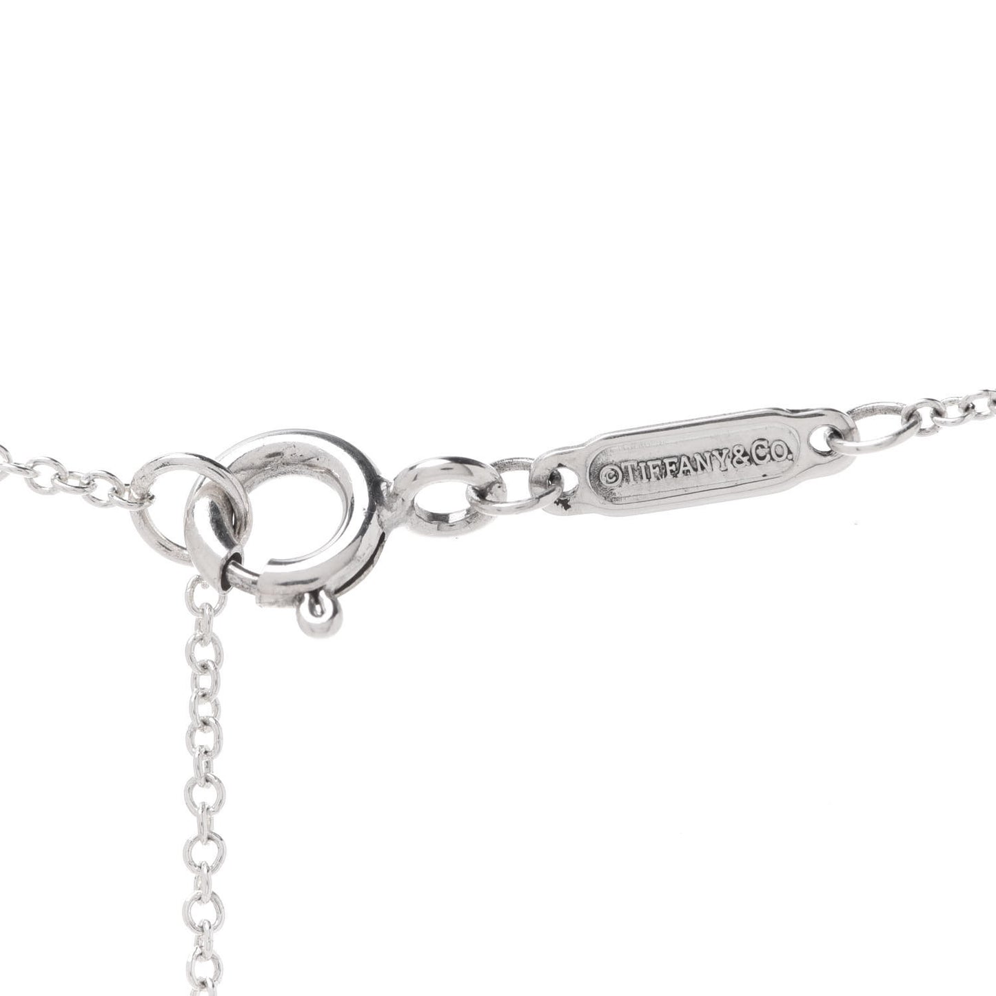 Sterling Silver Small T Smile Pendant Necklace