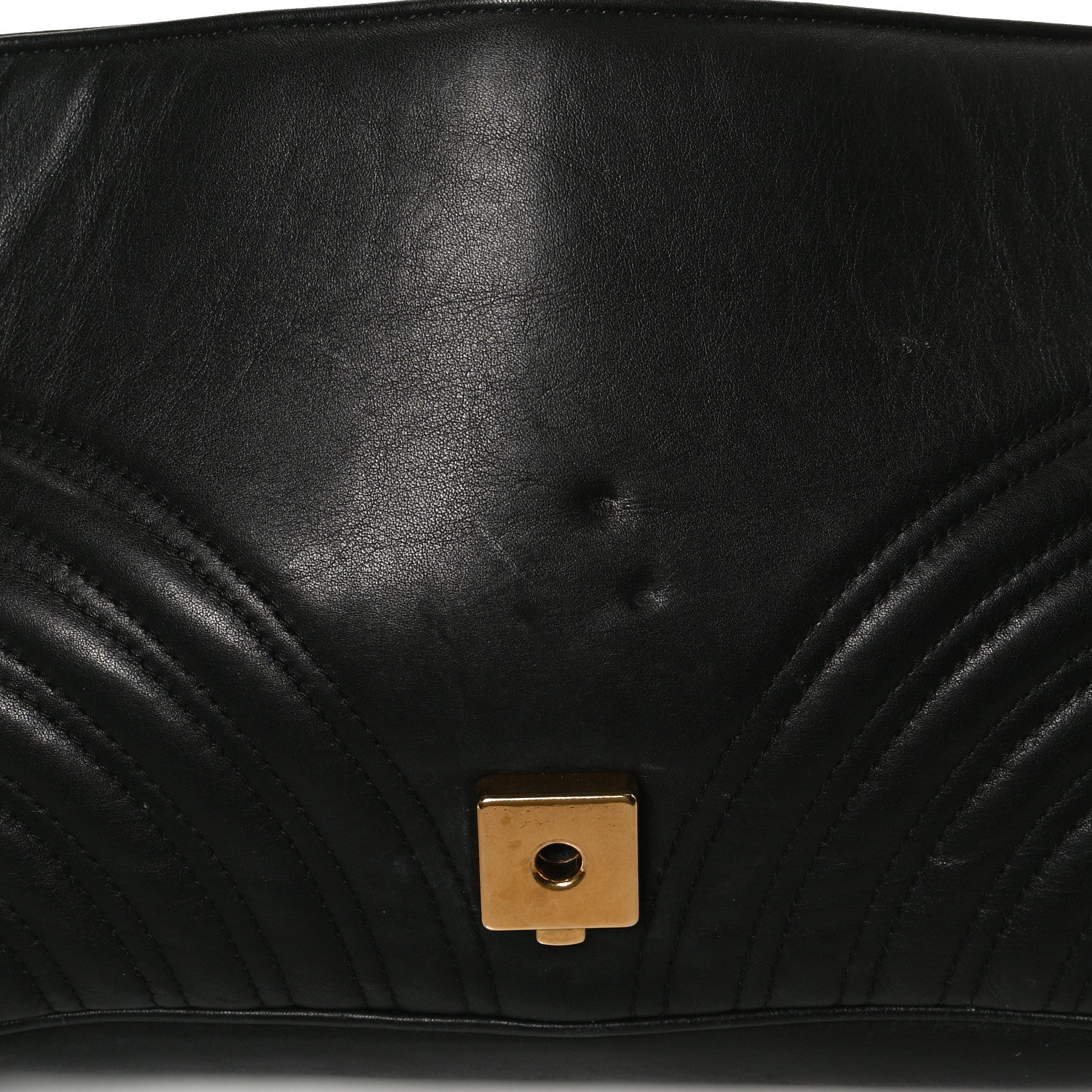 Gucci Calfskin Matelasse Medium GG Marmont Shoulder Bag Black 13 of 13