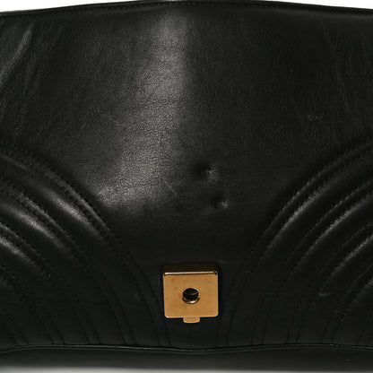 Gucci Calfskin Matelasse Medium GG Marmont Shoulder Bag Black 13 of 13