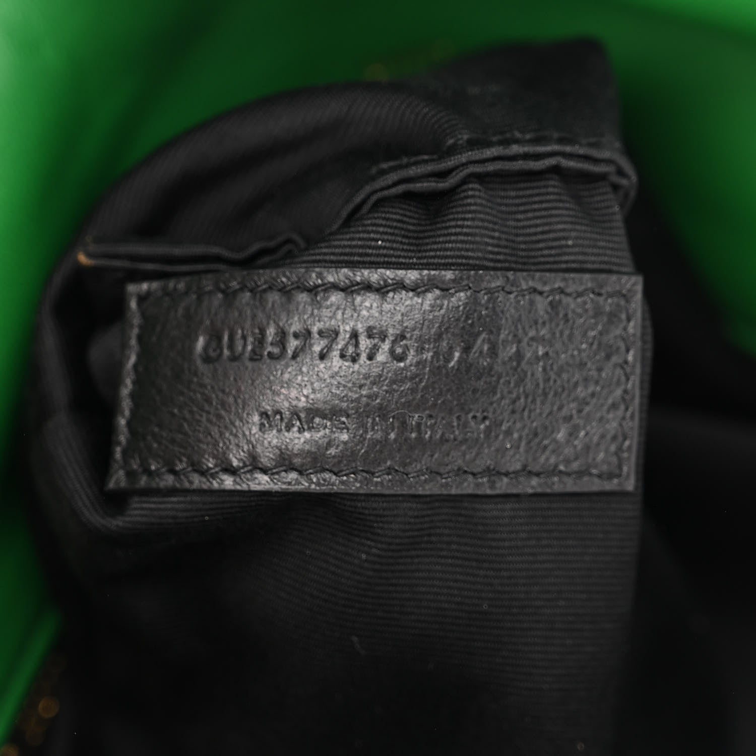 Saint Laurent Lambskin Quilted Small Loulou Puffer Monogram Chain Satchel New Vert 8 of 11