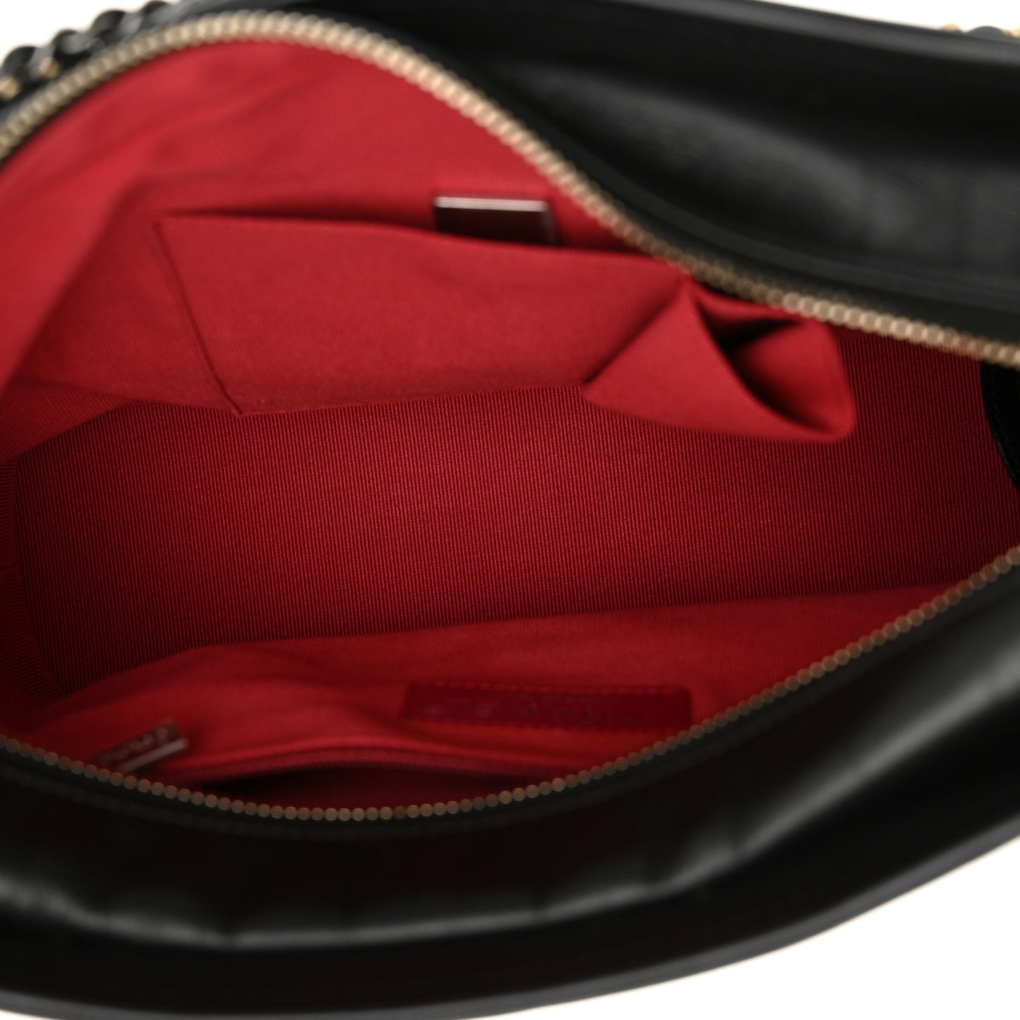 Aged Calfskin Quilted New Medium Gabrielle Hobo Black