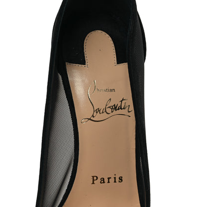 Christian Louboutin Veau Velours Rete Galativi 100 Pumps 36 Black 7 of 7