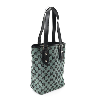 Gucci Monogram Tote Bag Green 2 of 10