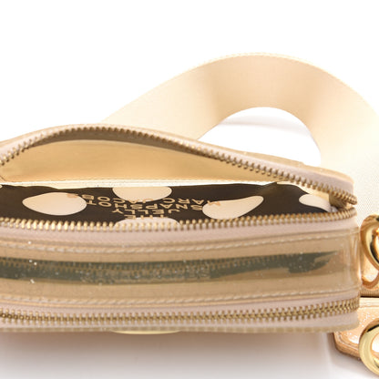 Marc Jacobs Jelly Glitter Small Snapshot Camera Bag Gold Silver 8 of 9