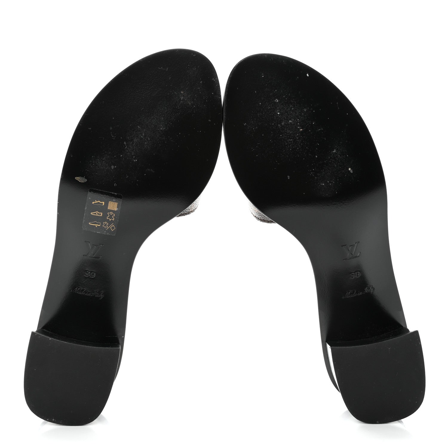 Louis Vuitton Monogram Lock It Mules 39 5 of 10