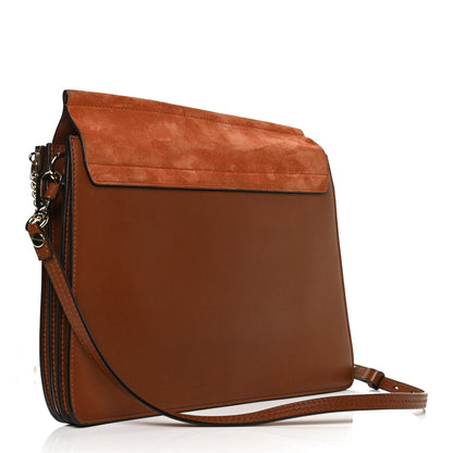 Chloe Suede Calfskin Medium Faye Shoulder Bag Tobacco 3 of 11