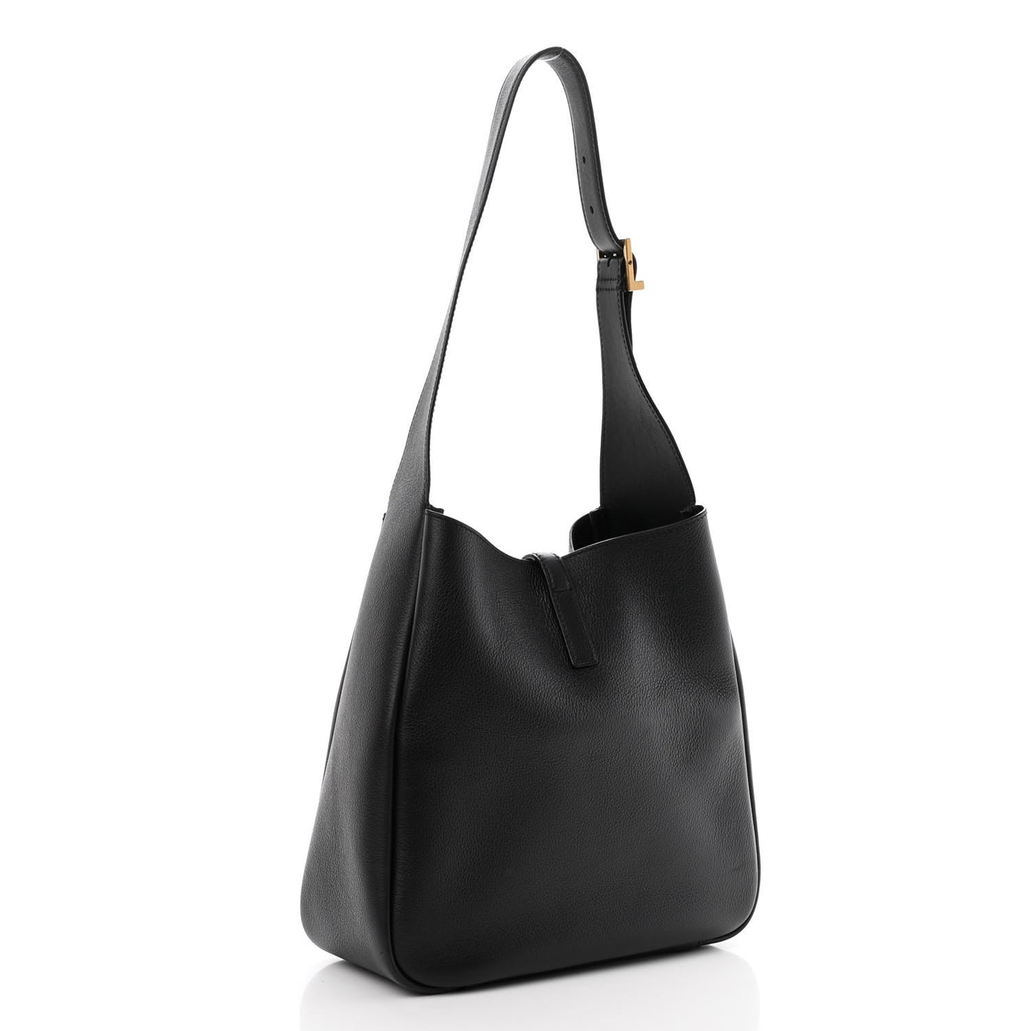 Smooth Calfskin Small Le 5 A 7 Soft Hobo Black