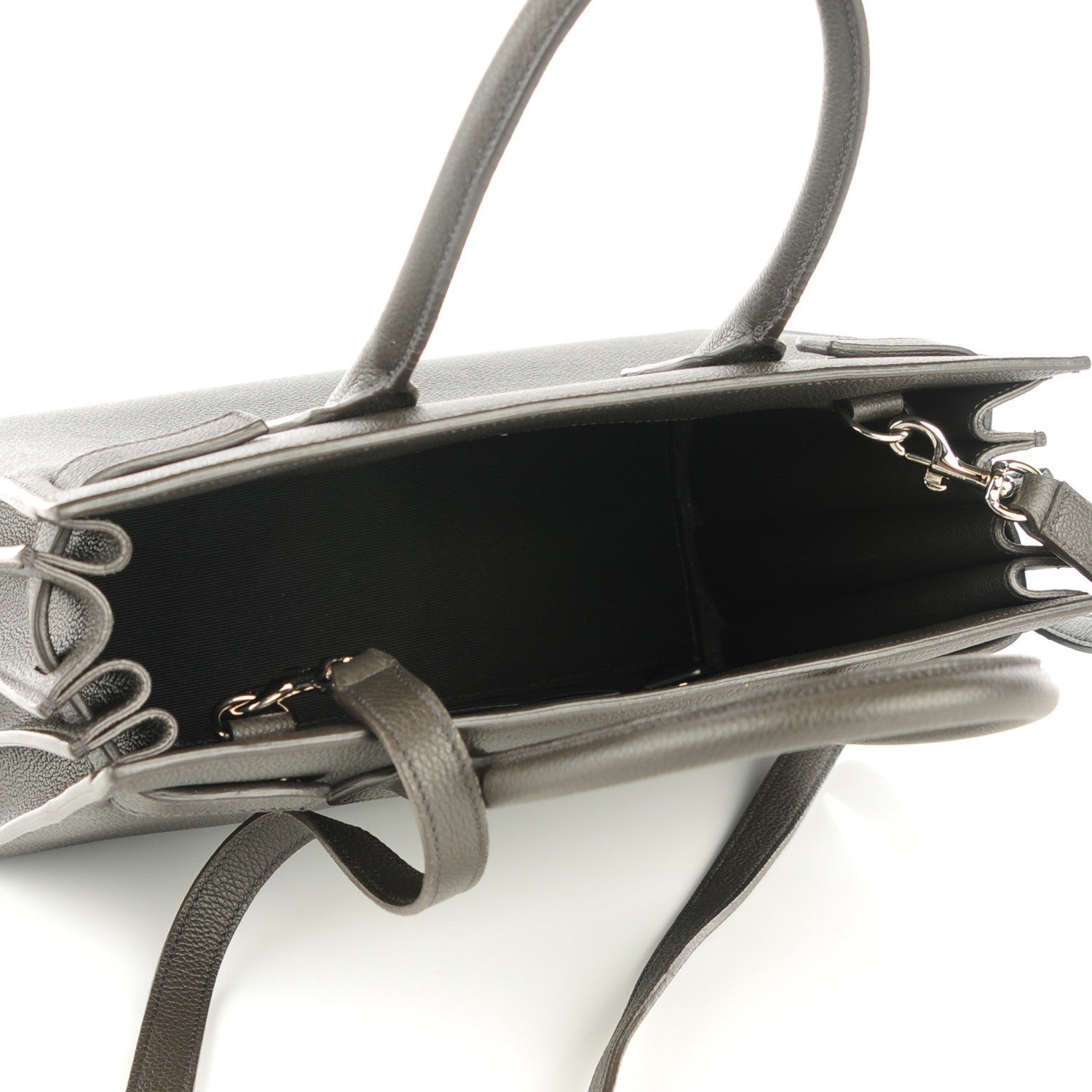 Saint Laurent Grained Calfskin Baby Sac De Jour Anthracite 5 of 7